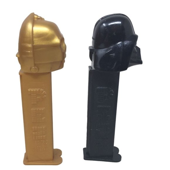 Vintage 1997 Set of 2 Star Wars PEZ Candy Dispensers- C-3PO Robot and Darth Vade - Picture 4 of 16